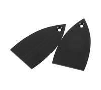 Veemoon Truss Rod Cover Plate with Burrfree Edges and Refined Finish Aluminium Alloy 2pcs Black Guitar Lightweight Single-layer Protective Neck Rod Access Cover for Guitar Maintenance
