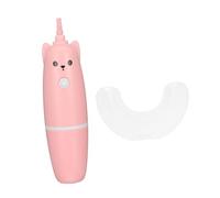 Veemoon U Shaped Electric Toothbrush for Soft Bristles for Gentle Cleaning Oral Care for Plaque Removal Gum Protection Pink Childrens Mouth Care Brush