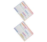 Veemoon Undated B5 Financial Planner Book 2pcs - Weekly and Monthly Budget Organizer with Expense Tracker, Cash Recording Notepad for Personal and Business Finance Management