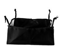 Veemoon Under Wheelchair Storage Bag with Zipper for Seniors, Waterproof Polyester Walker Basket, Foldable Walker Under-seat Organizer, Mobility Aid Accessories for Wheelchair and Rollator