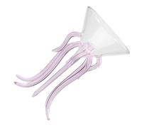 Veemoon Unique Octopus-Shaped Cocktail Glasses Creative High Borosilicate Wine Goblets for Parties Bars Home Use Multifunctional Cold Drinkware for Weddings Banquets