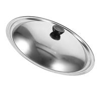 Veemoon Universal 30cm Stainless Steel Pot Lid Round Dome Frying Pan Cover Replacement Kitchen Pot Lid for Stock and Skillets Multi-Use Splash-Proof Cooking