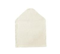 Veemoon Universal Elastic Sofa Armrest Cover 2pcs Beige Plush Fleece Armrest Protector for Home and Office