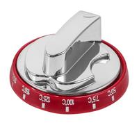 Veemoon Universal Fit with 6mm Mount Hole Diameter Temperature Thermostat Control Knob Red Plastic Material and 30-110℃ Temperature Range, Replacement for Electric Ovens and Water Heaters