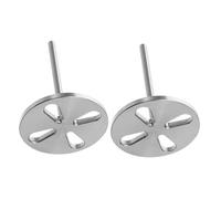 Veemoon Universal Pedicure Foot Grinding Tool Bits 2pcs 25mm with Hole Bearing Electric Foot Nail Sandpaper Drill Replacement for Callus and Dead Skin Removal