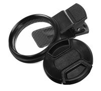 Veemoon Universal Phone Camera Lens Clamp Clip with Firm Plastic Frame, 4 Points 52mm Star Effect Filter for Mobile Phone Camera Lens, Creative Cool Design for Photography