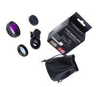 Veemoon Universal Sharp 0.45x 49uv 37mm Wide Lens Clip Angle Phone Two-in-one and Macro with Aluminium Alloy and Optical Glass Imaging Mobile Phone Camera