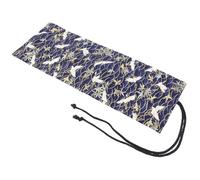 Veemoon Up Pen Pouch Capacity Pen Wrap Bag Portable Decorative Pencil Holder for and Organization for Artists and Students Winter Crane