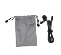 Veemoon Usb-c Lavalier Microphone High Sensitivity Condenser Clip Mic for Phone Computer Recording Streaming and Live Broadcast with Metal Head, Compatible with Type-c Devices