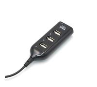 Veemoon Usb Hub Splitter Portable 4 Ports Usb 2.0 Expansion Adapter for Laptop Computer High-speed Data Transfer