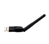 Veemoon Usb Wifi Adapter Dongle with Usb Wifi Antenna for Laptop and Desktop Compatible with Windows Xp Vista Black for Home and Office Use