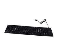 Veemoon USB Wired Keyboard Keys Keyboard for Home Office and School Silent Design Easy to Clean Durable Treatment