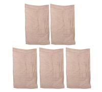 Veemoon Vegetable Storage Bags Allowing Vegetables to Breathe Large Capacity Lightweight 5pcs Jute Woven Pouches for Grain and Fruits for Daily Life Storage