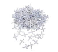 Veemoon Vibrant Sparkling Cross Confetti for Religious Table Scatter Plastic Christening Decoration for Baptism Bridal Shower Birthday Party with Easy Cleanup and Fade-resistant Color