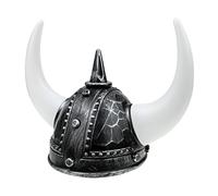 Veemoon Viking Horn Hat Horned Hat Viking Helmet Men Costume Party Masquerade Costume Halloween Cowboy Halloween Top Sun with Fan with Horns Headband Man Plastic