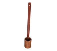 Veemoon Vintage Brown Wooden Wine Ladle Spoon with Long Handle, Easy to Use Synthetic Material for Quantitative Use, for Serving Edible Oil and Red Wine at Home