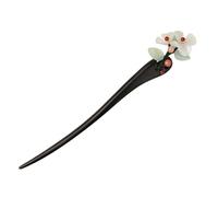 Veemoon Vintage Chinese Hair Stick Hair Fork Hairpin for Women Ebony with Retro Style and Hanfu Accessories