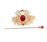Veemoon Vintage Hanfu Hairpin Delicate Gold Hair Clip for Women Simple Retro Hair Accessory for Weddings Parties and Special Occasions Lightweight and Chic Design for Everyday Wear