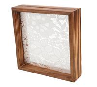 Veemoon Vintage Lace Wooden Nail Art Display Board Frame for Nail Color Samples Photo Props for Professional Salons and Personal Use