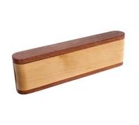 Veemoon Vintage Single Slot Wooden Fountain Pen Case Compact Pen Storage Box for Business Trips Stylish for Students and Professionals Wear Resistant Pencil Holder