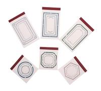 Veemoon Vintage Style Note Pads for Daily Use Household Planner Notepad and Scrapbook Materials Smooth Writing Memo Pads for Office Accessories and DIY Hand Accounts