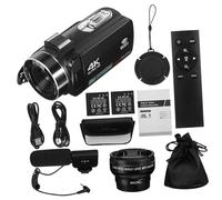 Veemoon Vlogging Camera for Touch Screen Hd Digital Camera for Filmmaking Built Microphone Compact Design