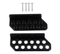 Veemoon Wall-mounted Arrow Storage Rack for 12 Arrows with Adhesive Backing and Display Stand Suitable for Archery Organization