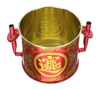 Veemoon Wall-Mounted Large Iron Incense Burner Censer, Chinese Style Round Flat Iron Holder for Home Ornament, Sacrifice Supply Suitable for Balcony, Doorway, and Altar Decoration