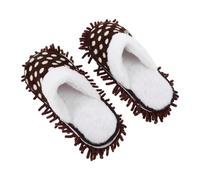 Veemoon Washable Chenille Mop Slippers for Women Cozy Thickened Floor Dusting Shoes Detachable Easy to Clean for Hardwood Tile Floor Cleaning Winter House Slippers