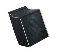 Veemoon Washing Machine Cover Waterproof Sunproof Dustproof Protector for Automatic Washer 75x73x110cm Black Laundry Dryer Cover Suitable for Indoor Outdoor Use