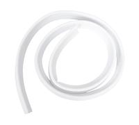 Veemoon Waterproof Shower Dam Strip 2m X 4cm X 3cm, Flexible TPE Rubber Water Barrier Self Adhesive Backing, Textured Exterior, Adaptive to Uneven Surfaces for Bathroom and Kitchen Sink
