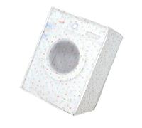 Veemoon Waterproof Washing Machine Cover Colourful Patterns with Zipper Closure Sturdy Peva Material Size 60x55x82cm Protector for Home Use, Suitable for Washer and Dryer