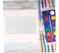 Veemoon Wear Resistant Multi Function Watercolor Pan with Reusable Compartments Portable Iron Watercolor Tin for Artists Students Beginners Suitable for Home and Outdoor Painting