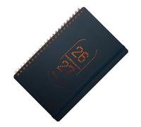 Veemoon Weekly Planner PU Hardcover Daily Organizer with Habit Tracker Portable Schedule Notebook for Work and Academic Use Compact To-do List Notepad for Yearly Planning