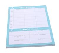 Veemoon Weekly Tearable Meal Planner Notebook for Home Household Menu Undated Food Organizer with Grocery List Weekly Calendar Notebook for Efficient Meal Planning and Diet Balance