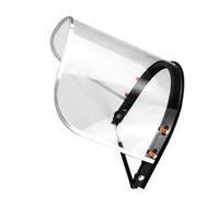 Veemoon Welding Face Guard for Hard Hat Attachment - Transparent Facial Guard with PVC Shield, Anti-Splash Full Cover for Cutting and Construction Work, 9.63x7.66in