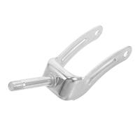 Veemoon Wheelchair Front Caster Fork Replacement Part Bearing, Universal Manual and Electric Wheelchair Drive Fork, Silver Front Wheel Support for Daily Use and Rehabilitation