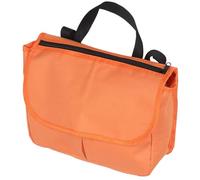 Veemoon Wheelchair Side Hanging Organizer Bag in High Visibility Orange for Walkers and Mobility Aids Multifunctional Storage Pouch with Easy Access for Adults and Seniors