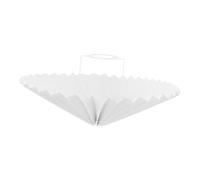 Veemoon White Lampshade Ceiling Pendant Light and Table Lamp Shade Made of Cloth and Iron, Featuring A Rustic Style A Lovely and Appealing Look, Not Easy to Crack Or Fade, for Bedroom