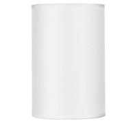 Veemoon White Linen Fabric Lampshade for Table Lamps Minimalist Round Drum Shade with Soft Light Diffusion Cylinder Cover for Home and Business Use