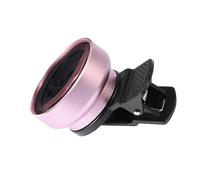 Veemoon Wide Angle Macro Phone Lens Kit Wide Angle and Macro Lens for Smartphones Compatible and Rose Gold Clip Design for Stunning Close-up and Scenic Photography