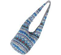 Veemoon Women Ethnic Bucket Linen Cloth Shoulder Bag Summer Beach | Portable Daily Carry for Phone, Sunglasses and Wallet, Practical Women’s Style for Beach Trips and Valentine Gifting
