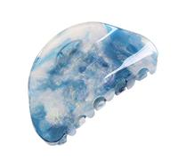 Veemoon Womens Vintage Geometric Hair Claw Clip Fashionable Ponytail Holder for Simple Hairstyles Durable Acetate Design for All Hair Types for Shower and Everyday Use
