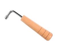 Veemoon Wood Handle Lyre Harp Tuning Wrench Set Inner Quadrangular Key Harp Tuning Hammer for Small Stringed Instruments
