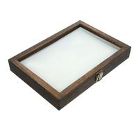 Veemoon Wood Specimen Display Holder 31x22x4cm with White Pin Cushion, Pine Wood Butterfly Specimen Box for Insect Collection and Educational Display Random Style