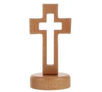 Veemoon Wood Standing Cross Wood Standing Cross Decor Religious Table Alter ing Table Altar with en e Christian Home Decors ing Christian
