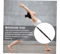 Veemoon Wooden Massage Roller Stick with Non-Slip Handle for Muscle Relief and Trigger Point Therapy Manual Massage Rod for Arms Neck Shoulders Legs Suitable for Athletes and Fitness