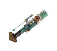 Veemoon Wooden Nutcracker Soldier Figurine Classic Festive Tabletop Ornament for Christmas and Year S Eve Holiday Charming Traditional Nutcracker Figure with Lifelike Detail for Family