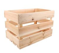 Veemoon Wooden Onion Storage Crate, Stackable Produce Bin, 16x11x10 | Nesting Wood Storage Crates, Separates Different Vegetables, Farmhouse Potato Onion Garlic Crates, for Counter Or Cabinet