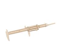 Veemoon Wooden Precision Calipers Measuring Tool DIY Craft Small Woodworking Caliper Ruler Straight Scale Rulers for Accuracy Drawing and Woodwork in Workshop